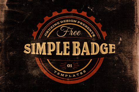 3 Free Simple Badge Templates v.1 - Dealjumbo.com — Discounted design ...