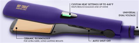 Amazon Hot Tools Pro Signature Ceramic Digital Hair Flat Iron Silky Smooth Professional