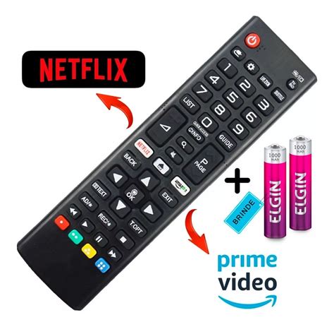 Controle Remoto Universal Para Smart Tv Samsung LG Netflix Mebuscar