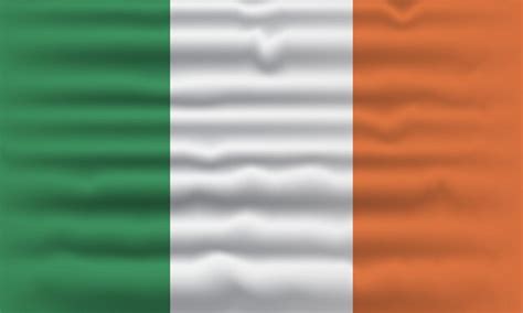 Diseño de la bandera de irlanda bandera de irlanda | Vector Premium