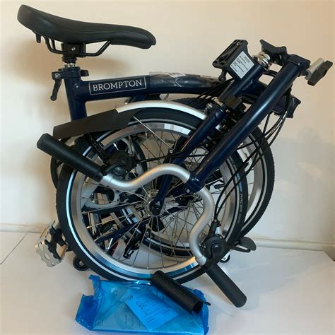 Brompton M L Speed Tempest Blue Folding Bike Brand New Worldwide