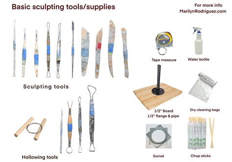 Basic Sculpting Tools And Materials For Beginners