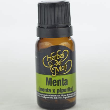 Aceite Esencial Menta Ml Herbes Del Moli