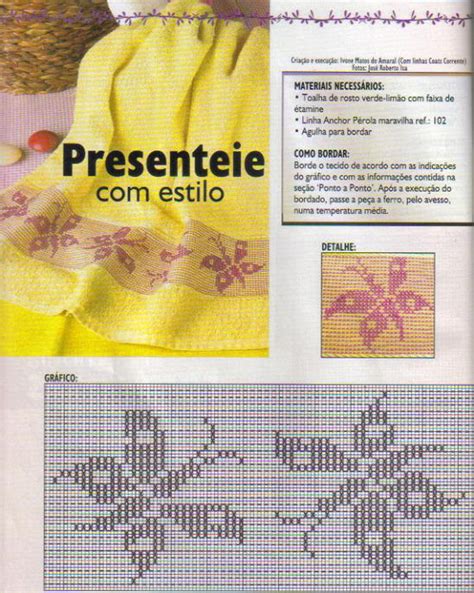 Ponto Oitinho Revista Bordado Receita Tric F Cil