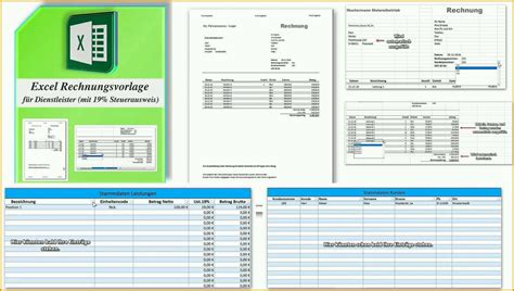 Exklusiv Abrechnung Excel Kostenlos Vorlagen Und Muster