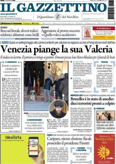 Reportages Quotidiani La Miglior Prima Pagina Di Oggi Luned