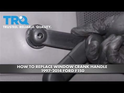 Window Crank Handle Removal Ford Truck Enthusiasts Forums