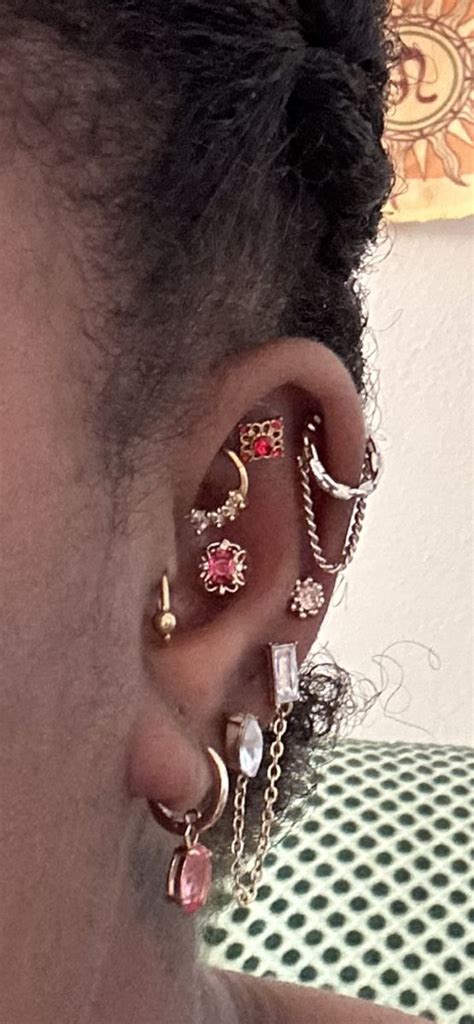 Ear Piercings | Earings piercings, Body jewelry piercing, Ear jewelry