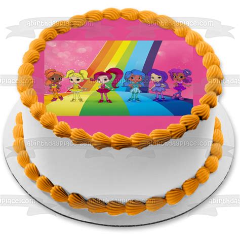 Rainbow Rangers Anna Banana and Friends Edible Cake Topper Image ABPID ...