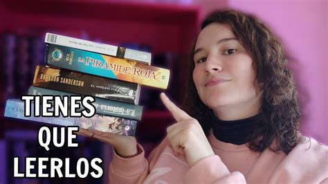 📚 10 libros de FANTASÍA que debes leer - YouTube