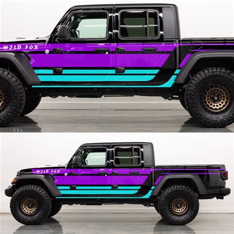 Designs Foxy Jeep Gladiator Design Car Truck Or Van Wrap Contest