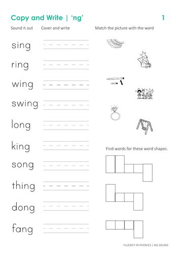 Phonics Ng Sound Resources Teaching Resources