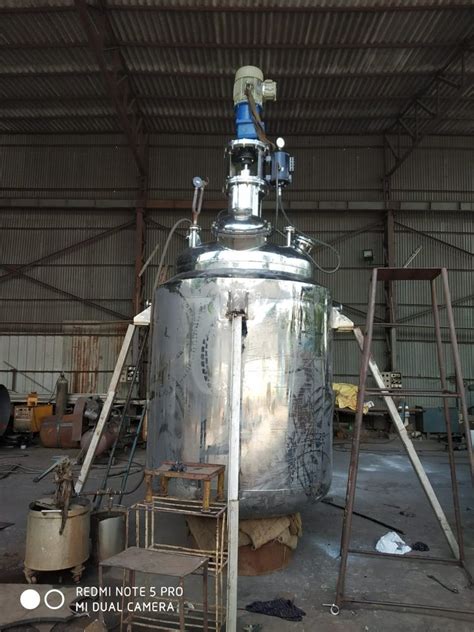 Stainless Steel Jacketed Reactor Max Design Pressure 15 20 Bar