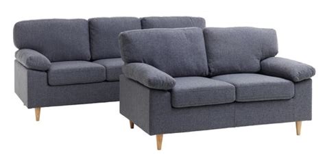 Sofa Set Gedved Set Of Dark Grey Jysk