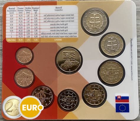 Slowakije Euro Set Bu Fdc Slowaakse Republiek Euronotes Be