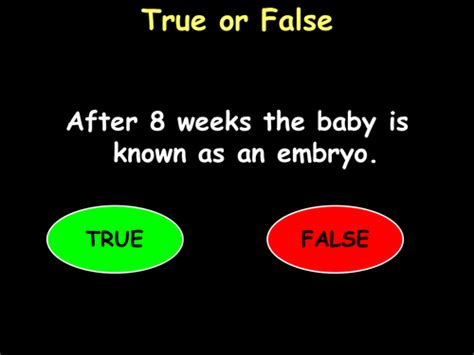 Reproduction True Or False Quiz Teaching Resources