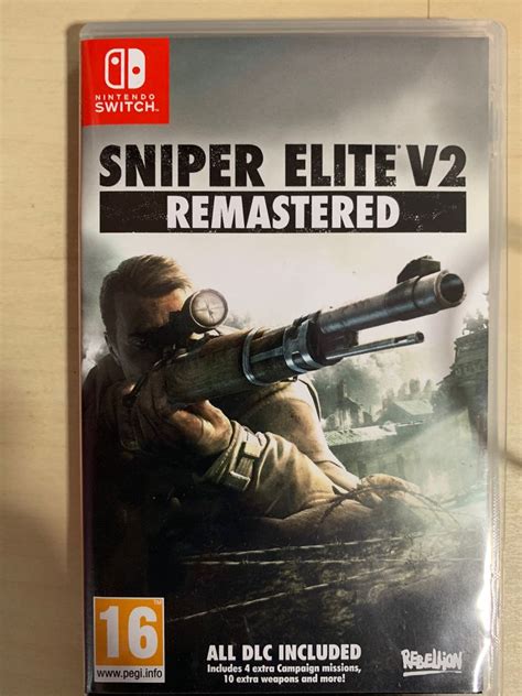 Sniper Elite 2 Remastered Switch, Video Gaming, Video Games, Nintendo ...