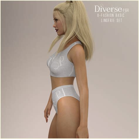 Diverse For X Fashion Basic Lingerie Set D Figure Assets Antje