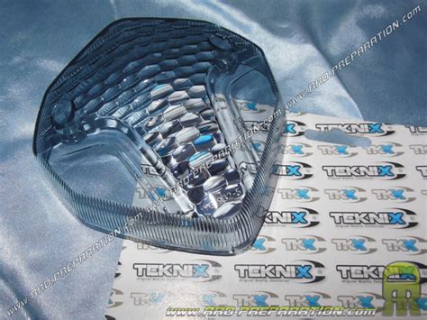 Lente De Luz Trasera Transparente Teknix Para Scooter Mbk Nitro Yamaha