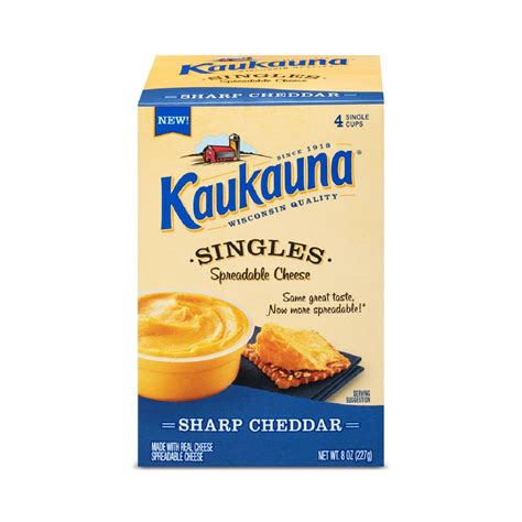 Kaukauna Sharp Cheddar Spreadable Cheese Cups Ct Shipt