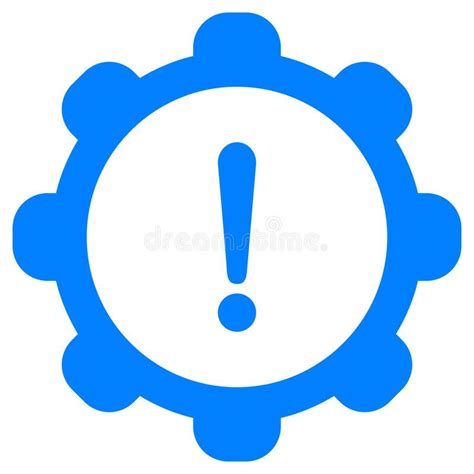 Exclamation mark and wheel stock vector. Illustration of blue - 245779542