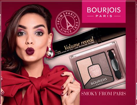 BOURJOIS, paleta cieni Smoky Stories nr 002, tusz do rzęs Volume Reveal ...