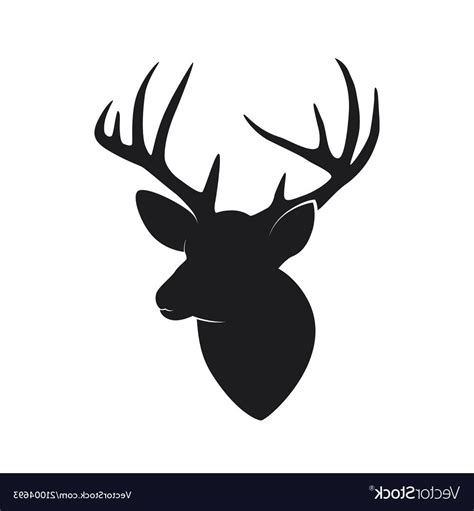 Whitetail Deer Head Vector At Collection Of Whitetail Deer Head Vector Free