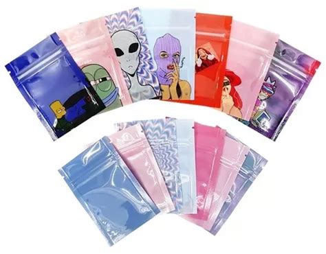 Bolsa Ziploc Medidas 6x9cm Pack 100 Und Mix Diseños Cuotas sin interés