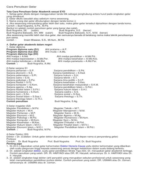 Detail Contoh Penulisan Gelar Sarjana Koleksi Nomer 11