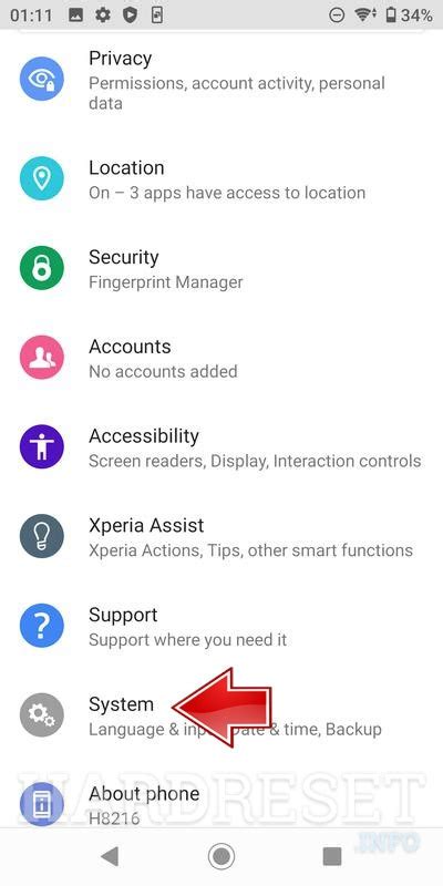 Reset Network Settings Sony Xperia Xz2 How To