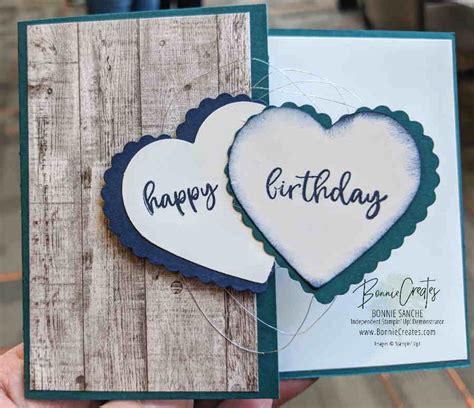 From My Heart Suite Birthday Card Bonnie Sanche Stampin Up