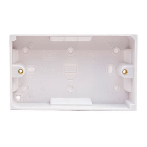 Centurion 2 Gang Surface Mounted Box 25mm Deep El18p