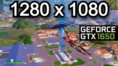 Stretched Resolution 1280x1080 Fortnite Chapter 5 L GTX 1650 L Ryzen 5