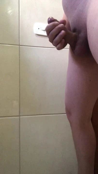 My Big Cumshot In The Bathroom Gay Man Man Porn Xhamster