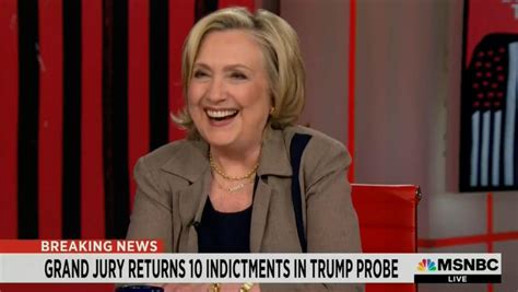 Hillary Clintons Reaction To Trump 2020 Election Case Indictments On