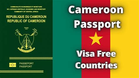 Cameroon Passport Visa Free Countries Youtube