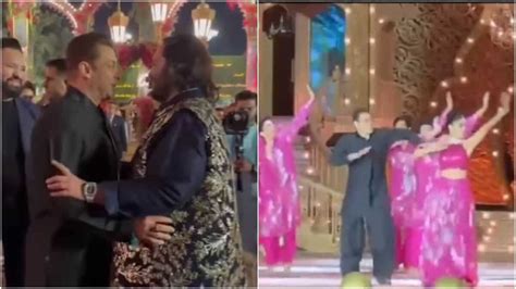 Salman Khan Dances To His Iconic Hits And Steals The Show At Anant