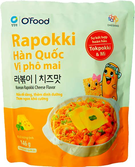 Rapokki Hàn Quốc vị phô mai 146g FujiMart