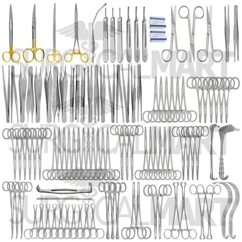 108 Basic Laparotomy Set Surgical Instruments Kit Surgical Mart In