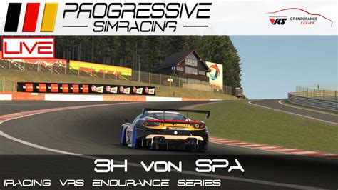 Iracing Vrs Endurance H Von Spa Youtube