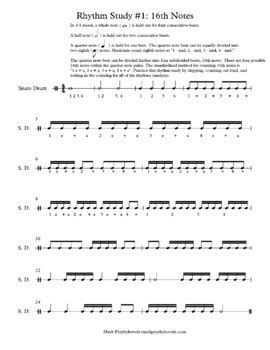 Basics of Rhythm: 16th Note Rhythm Study #1 by Resources for Music Teachers