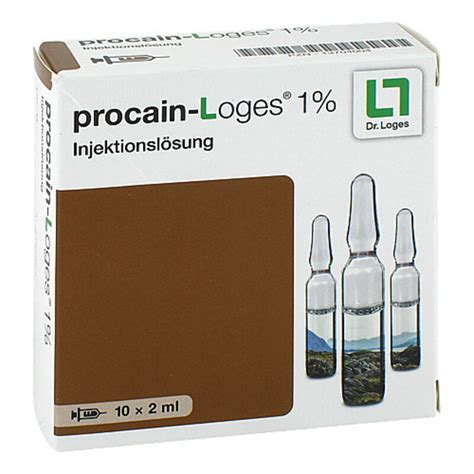 Procain Loges Injektionsl Sung Ampullen X Ml Meine Onlineapo