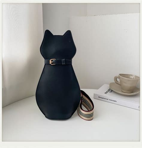 Bolsa De Dama Vinipiel En Forma De Gato Cute Shop