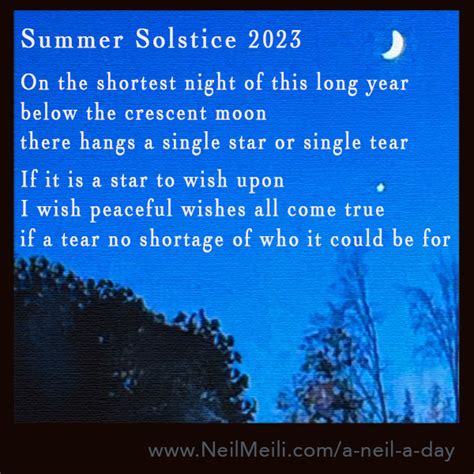 Summer Solstice 2023 – Neil Meili