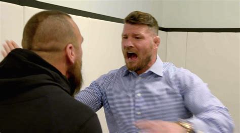 Michael Bisping Dishes Out Warm Up Slaps In Power Slap Locker Room