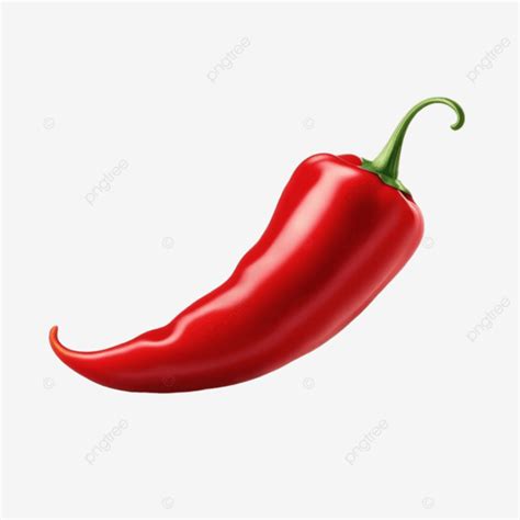 Free Vector Red Chili Pepper Realistic Single Object