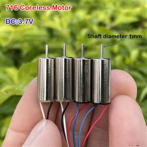 DC 3 7V Micro 716 Coreless Motor 50000RPM High Speed Strong Magnetic