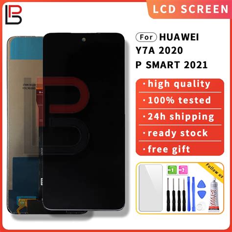 For HUAWEI Y7A P Smart 2021 Honor X10 Lite PPA LX2 Lcd Touch Screen