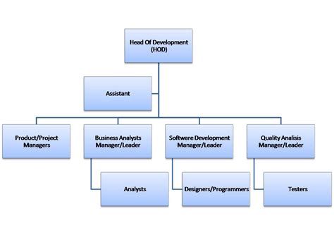 Matrix Organizational Structure Chart