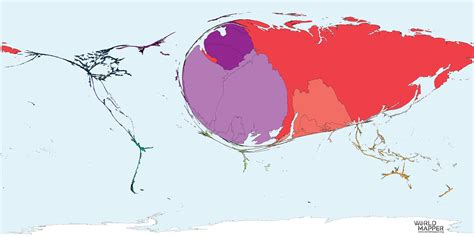 Spread of the Belarusian Language - Worldmapper